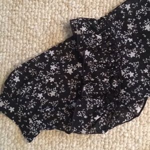Zara Dresses - Zara Floral Pleated Long Sleeved Dress Zara Dresses - Zara Floral Pleated Long Sleeved Dress